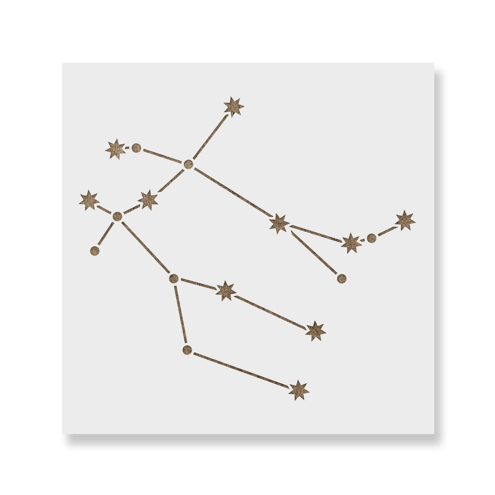 Gemini Constellation Stencil