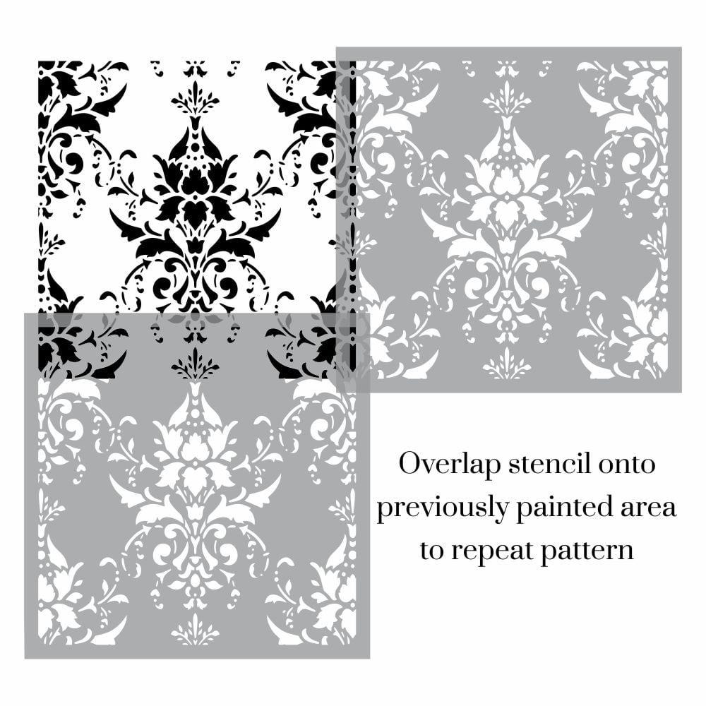 Pauline Damask Allover Stencil