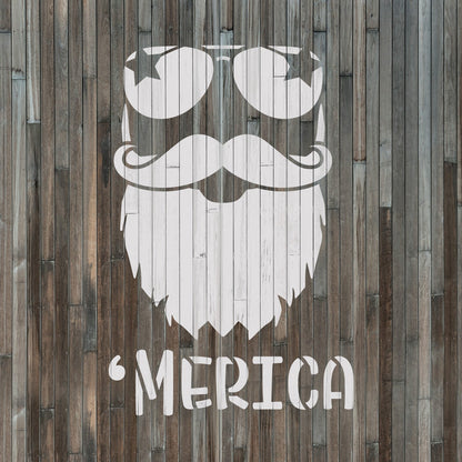 Merica Stencil