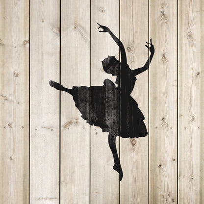 Ballerina Stencil