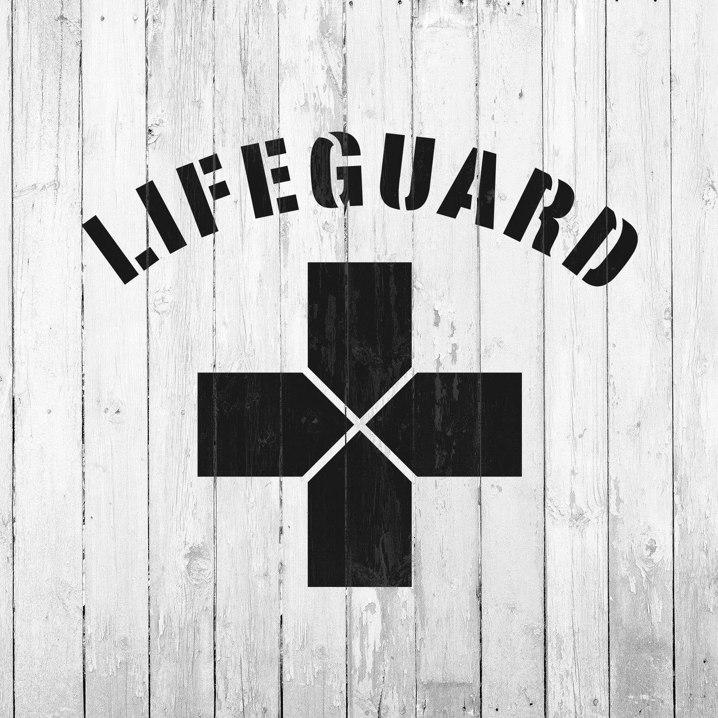 Lifeguard Stencil