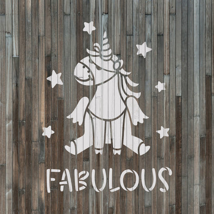 Unicorn Fabulous Stencil