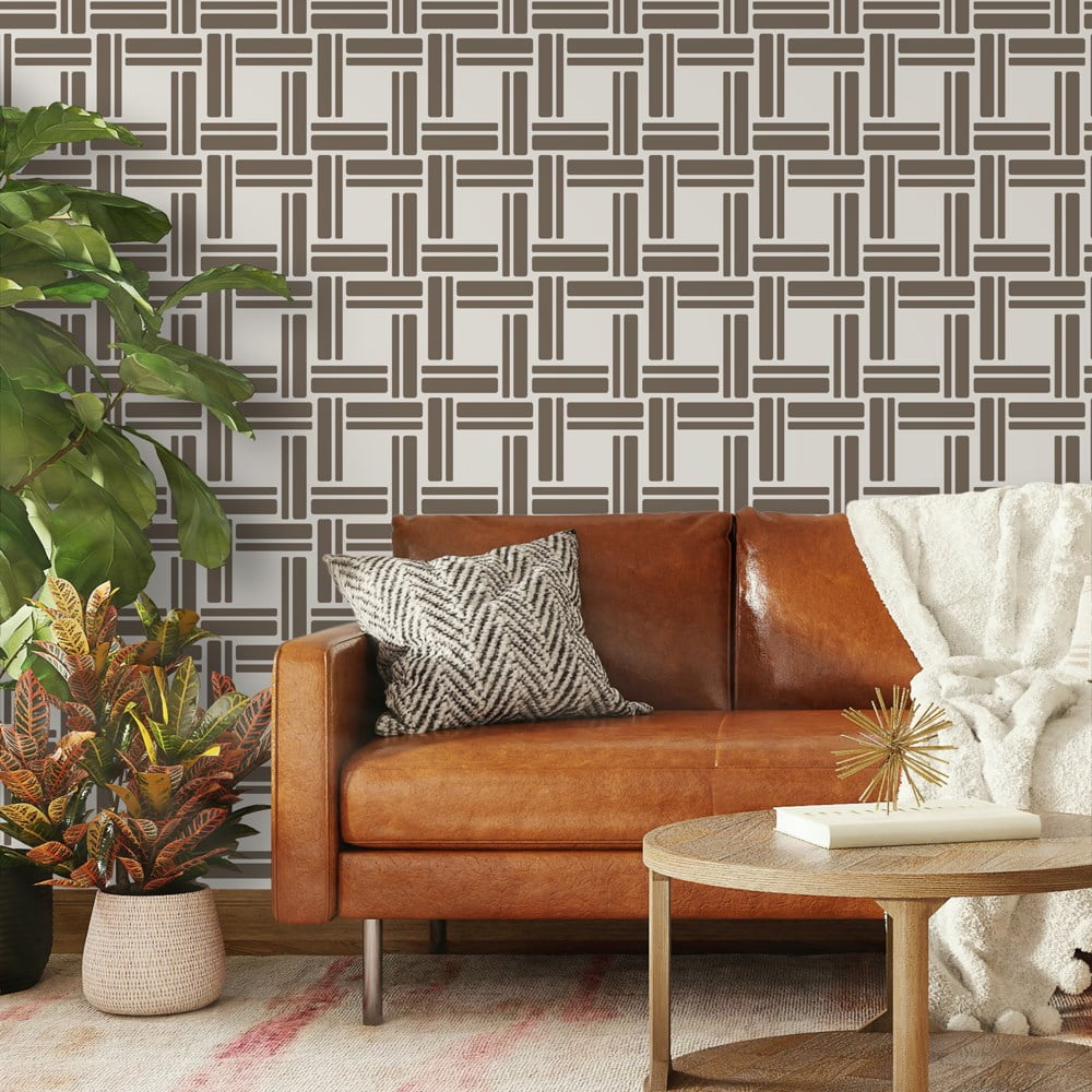 Wicker Allover Pattern Stencil