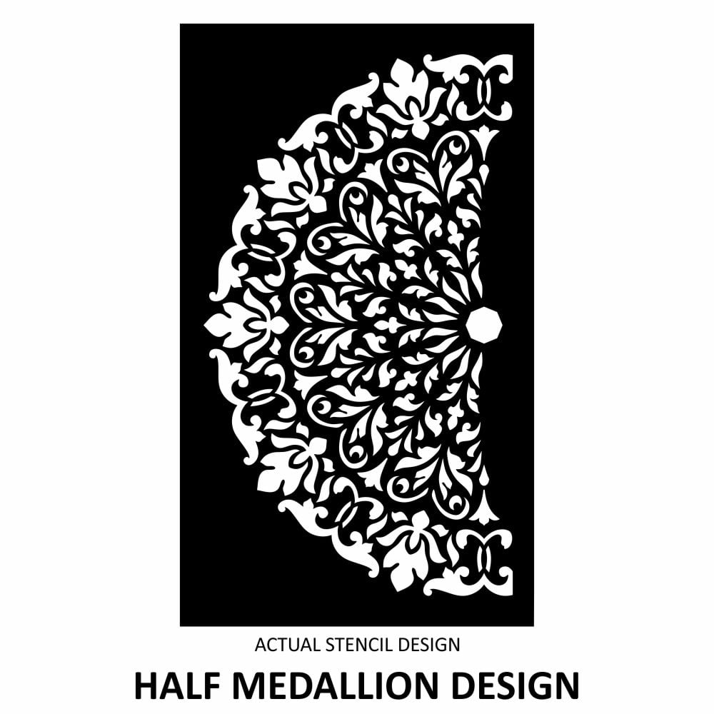 Amira Floral Medallion Stencil