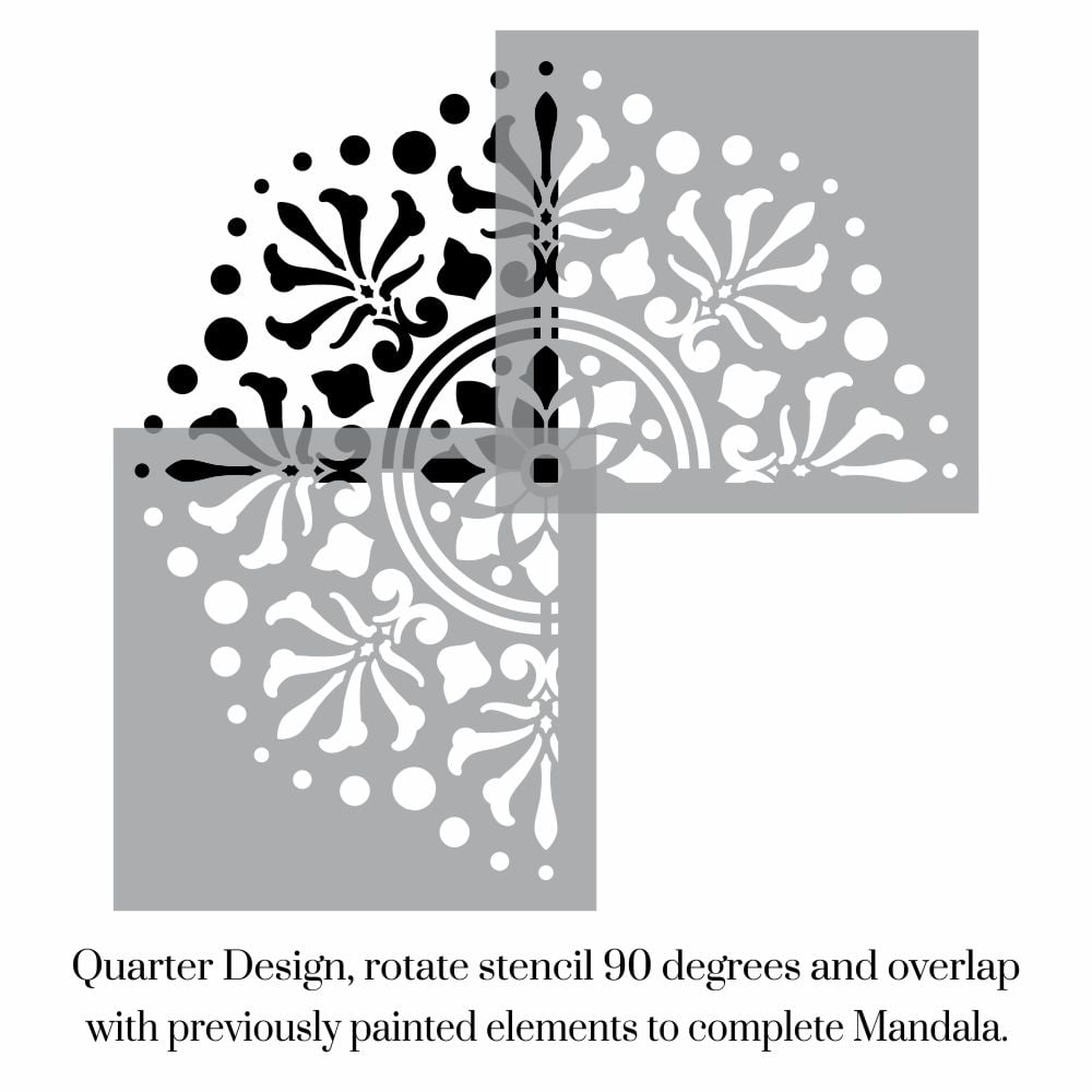 Hassana Mandala Stencil