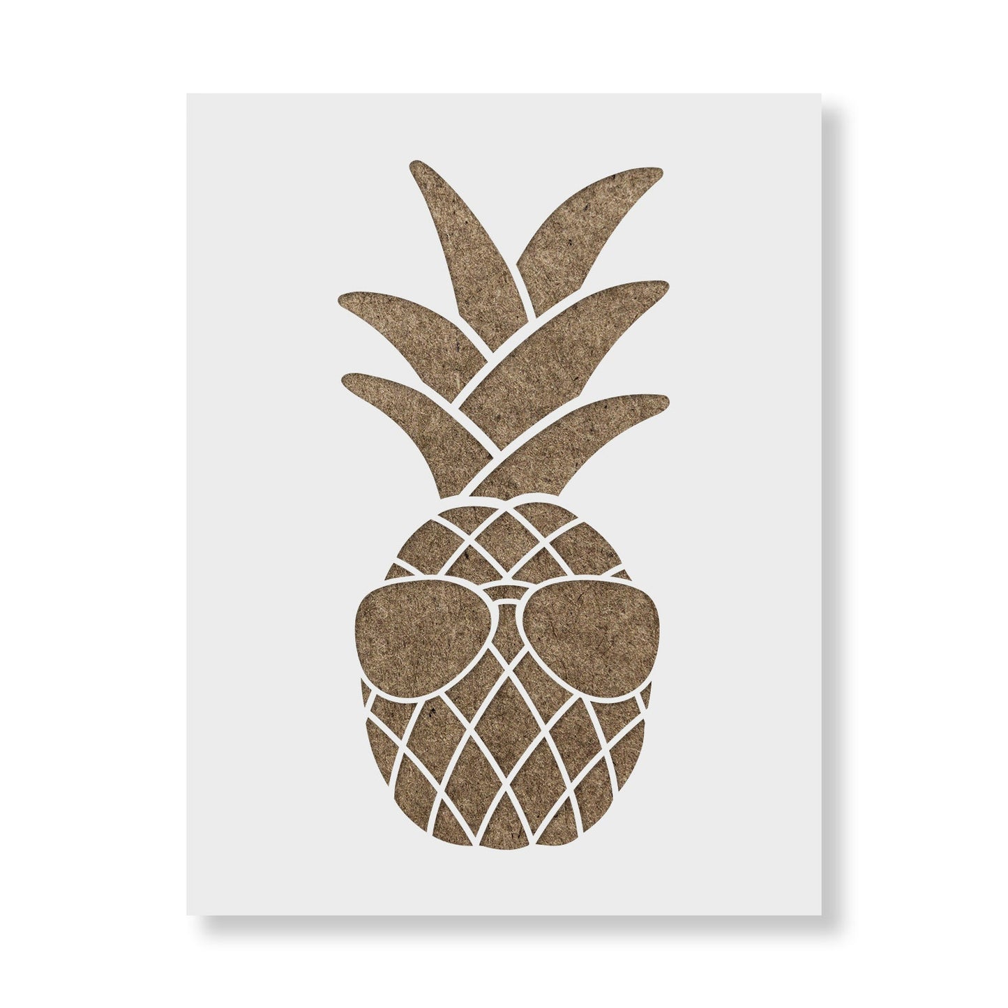 Sunglasses Pineapple Stencil