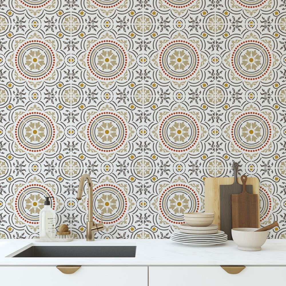 Dalila Moroccan Tile Stencil