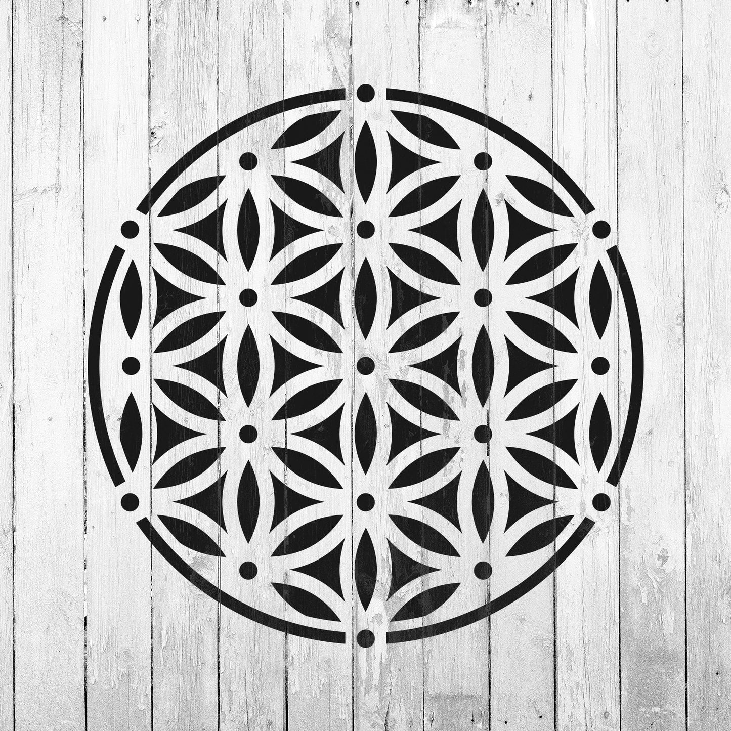 Sacred Flower Of Life Stencil