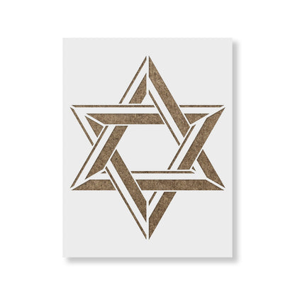 Star Of David Stencil