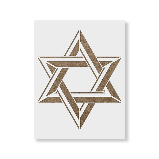 Star Of David Stencil