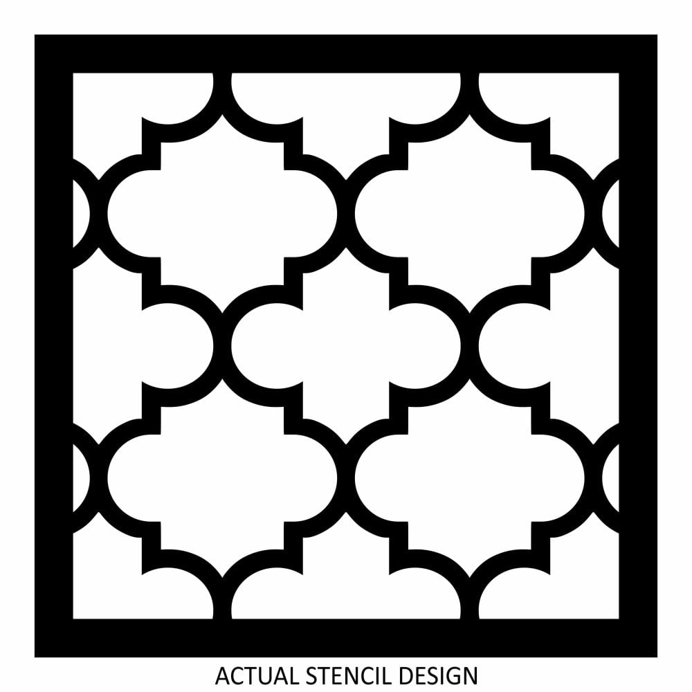 Zahira Moroccan Trellis Stencil