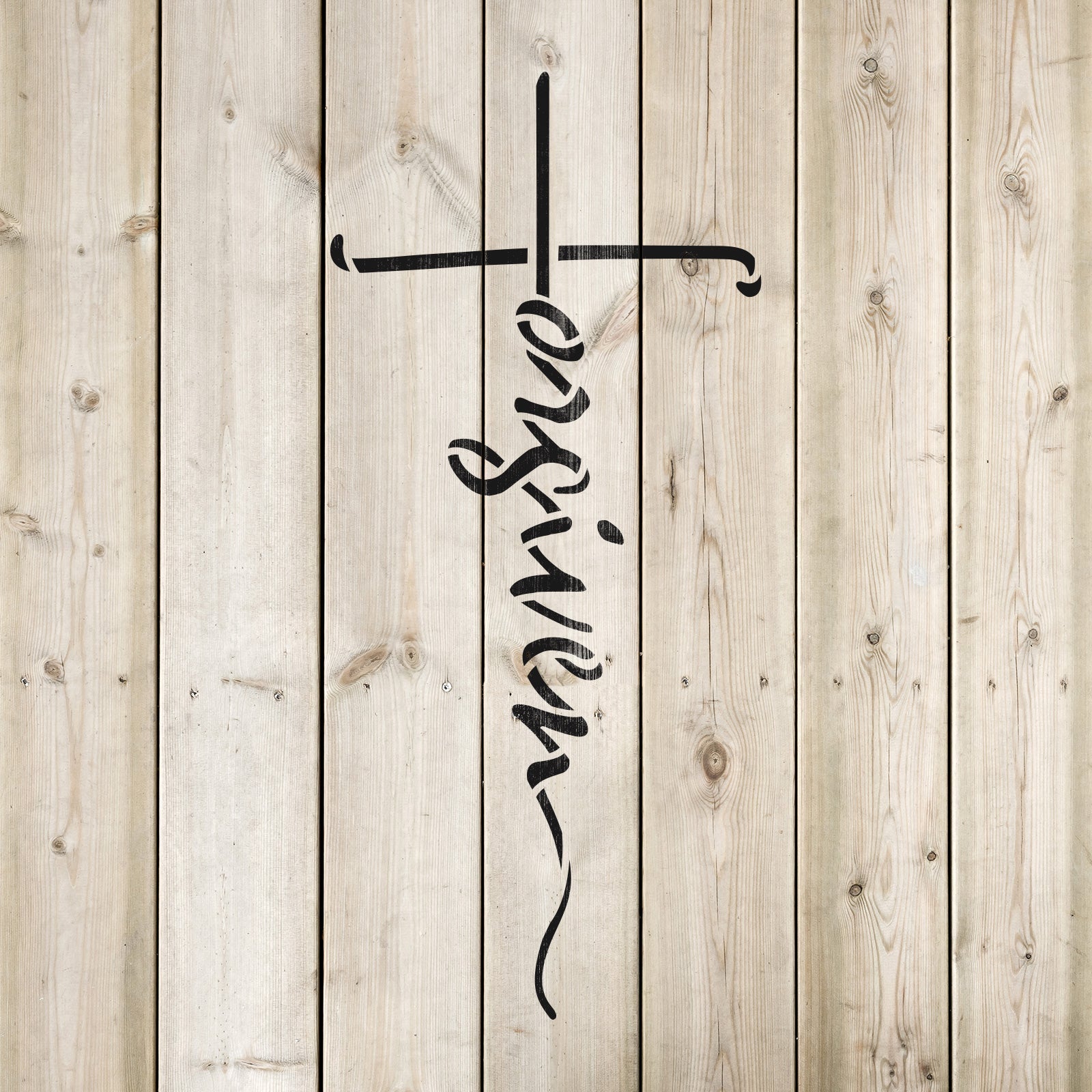 Forgiven Cross Stencil