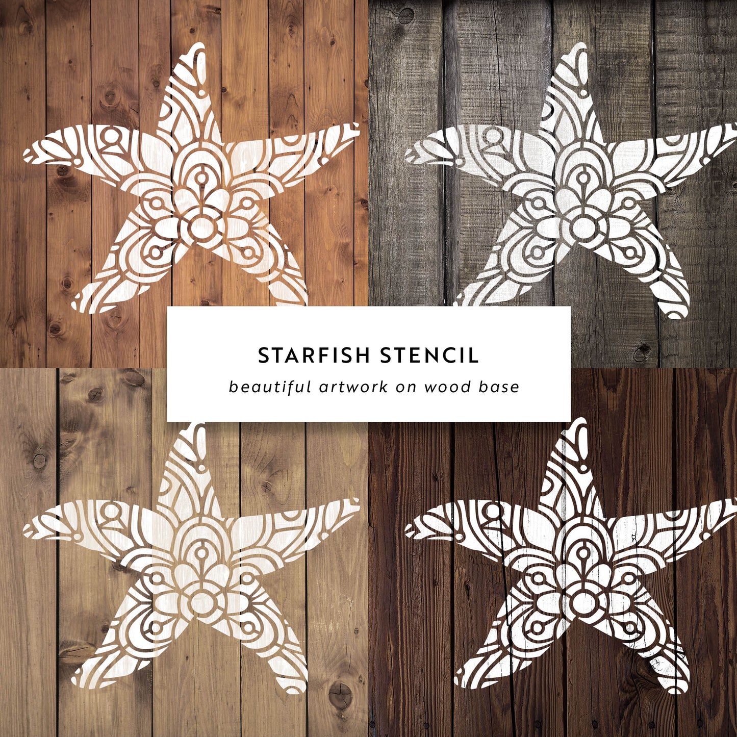 Starfish Stencil