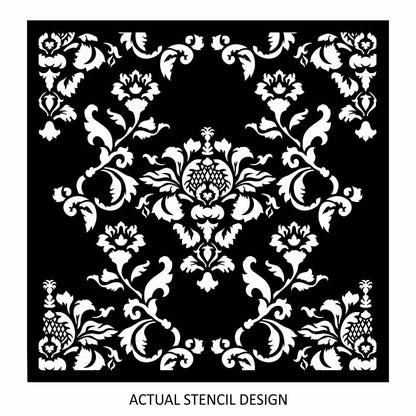 Rosalie Damask Wall Stencil