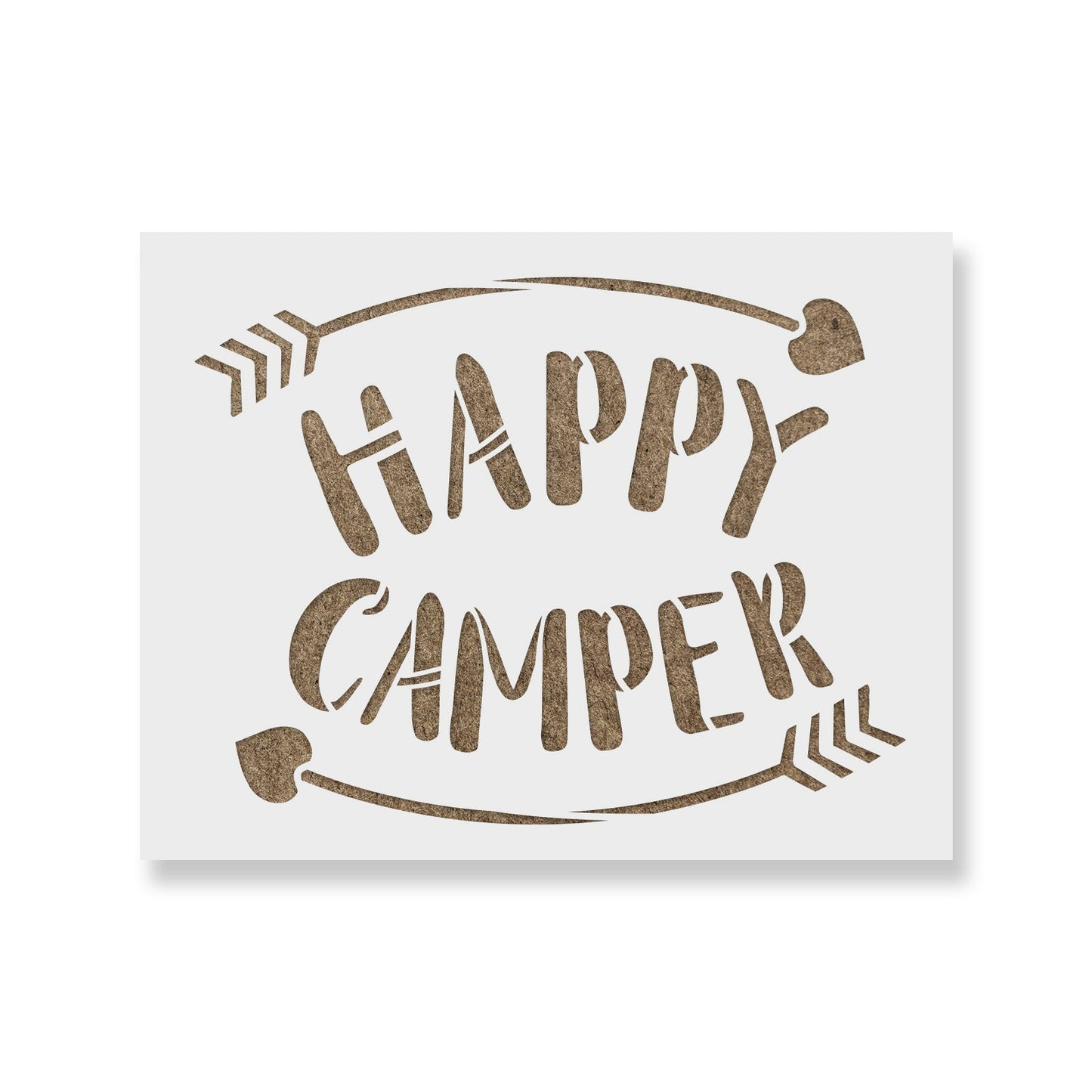 Happy Camper Arrows Stencil