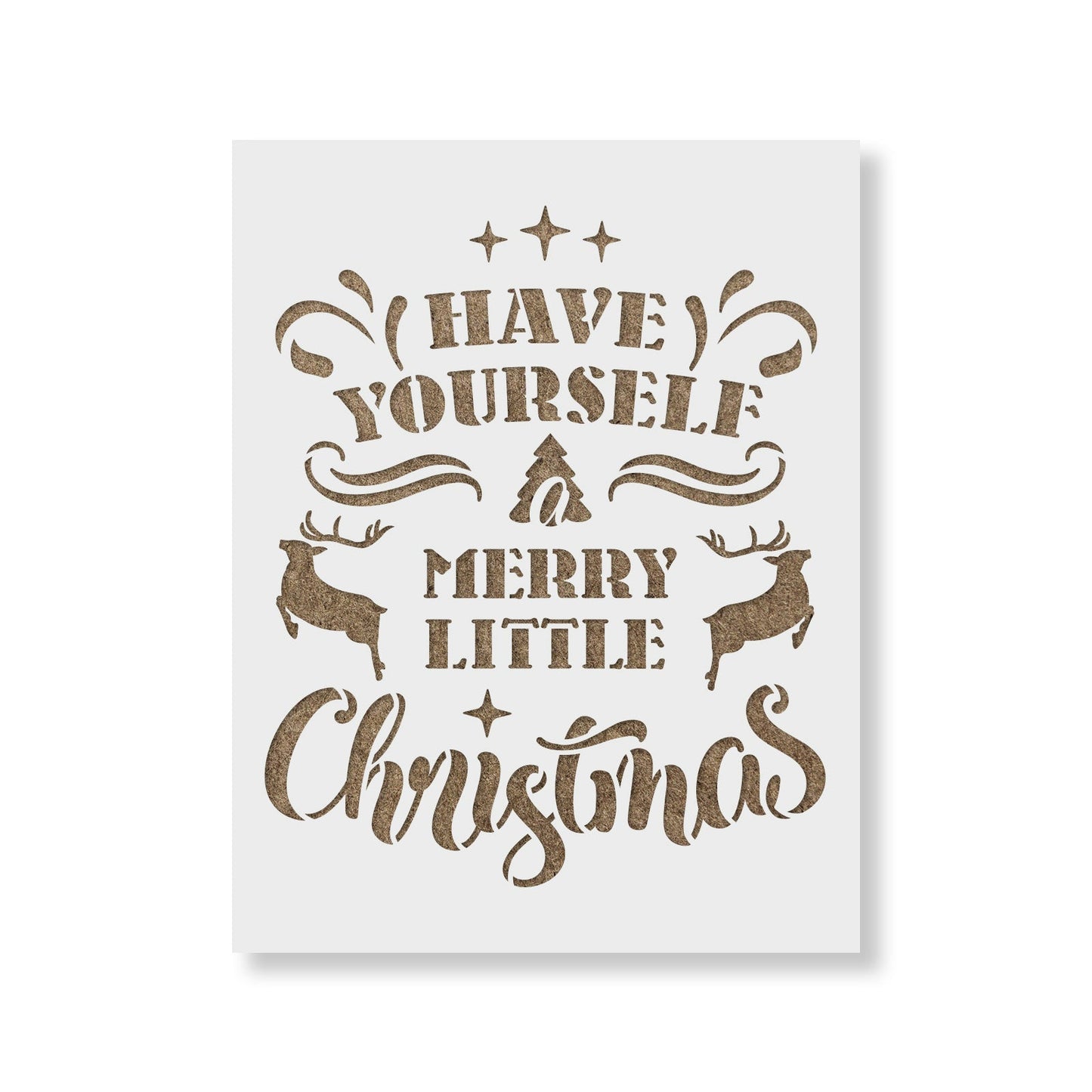 Have Yourself a Merry Christmas Stencil