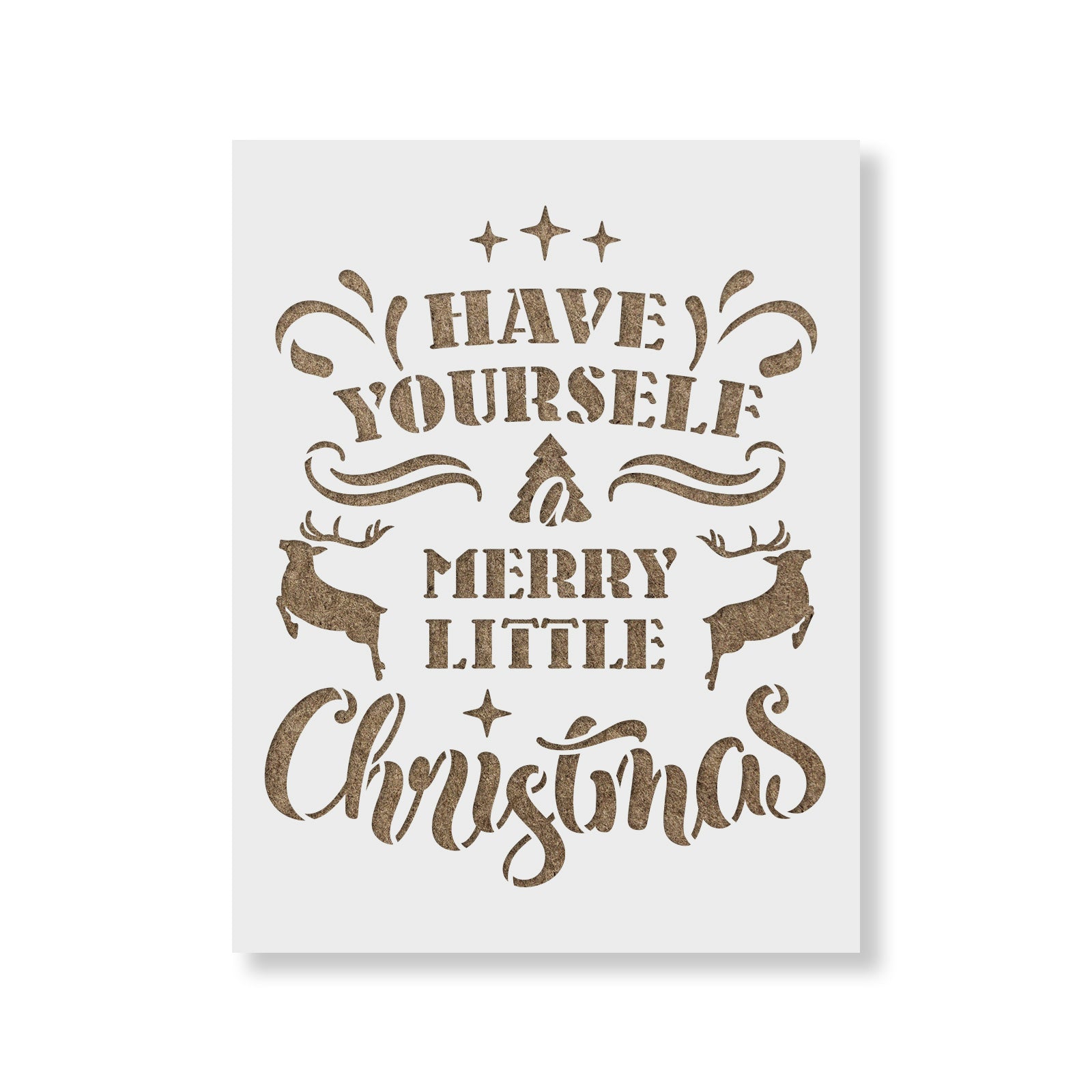 Have Yourself a Merry Christmas Stencil