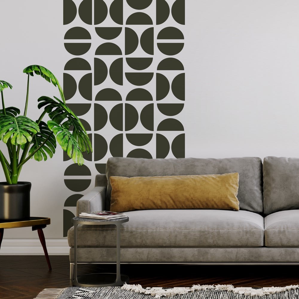 Hollywood Retro Wallpaper Stencil