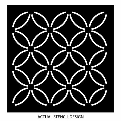 Retro Hollywood Trellis Stencil