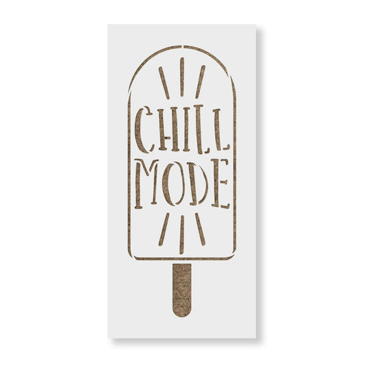 Chill Mode Popsicle Stencil