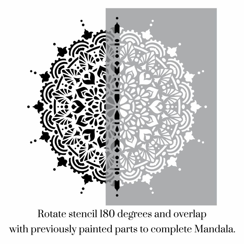 Mira Floral Mandala Stencil