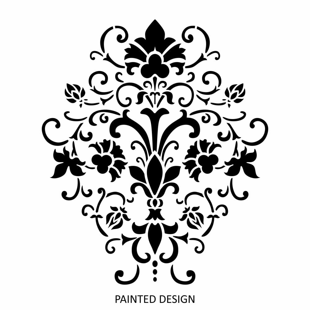 Encanto Damask Stencil