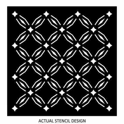 Nova Diamond Trellis Stencil