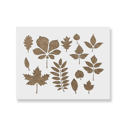 Fall Leaves Stencil