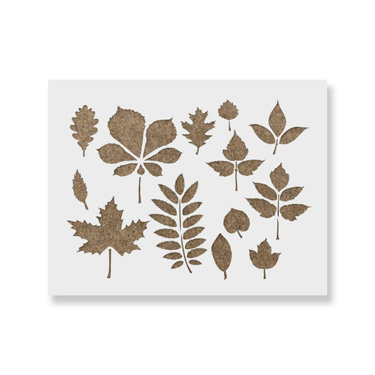 Fall Leaves Stencil