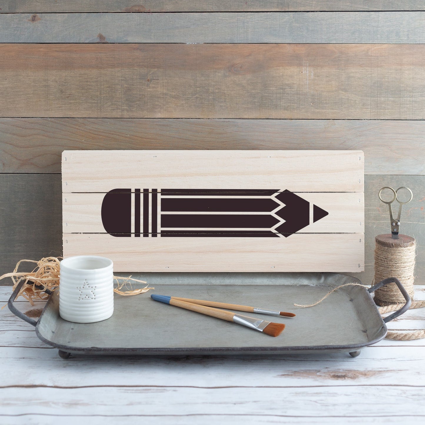 Pencil Craft Stencil