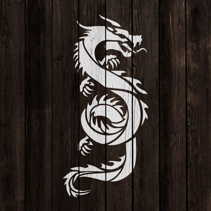 Chinese Dragon Stencil