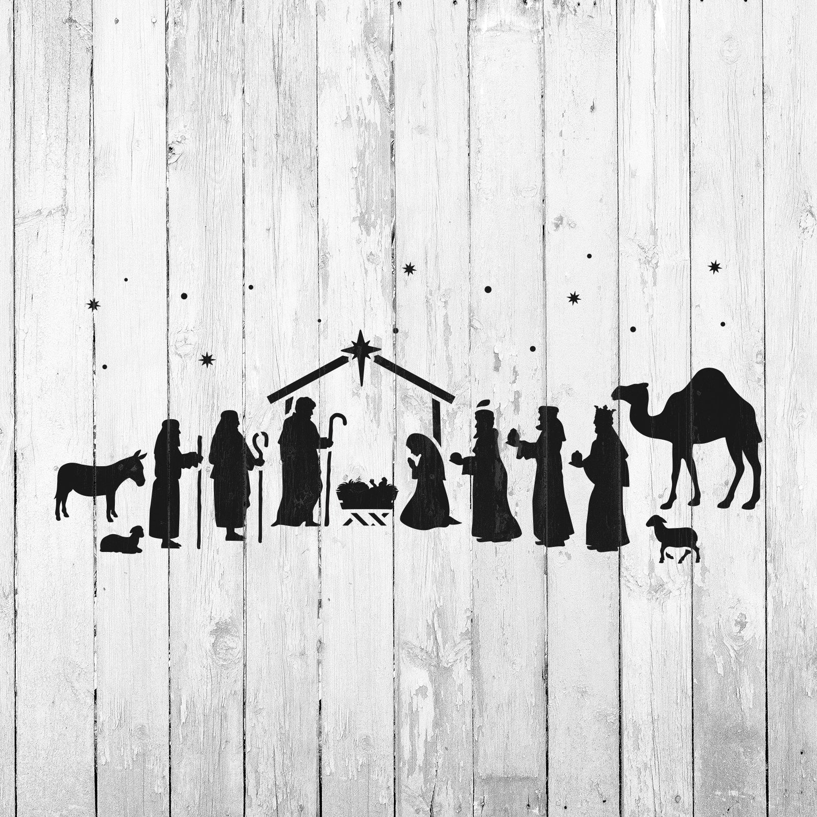 Nativity Stencil