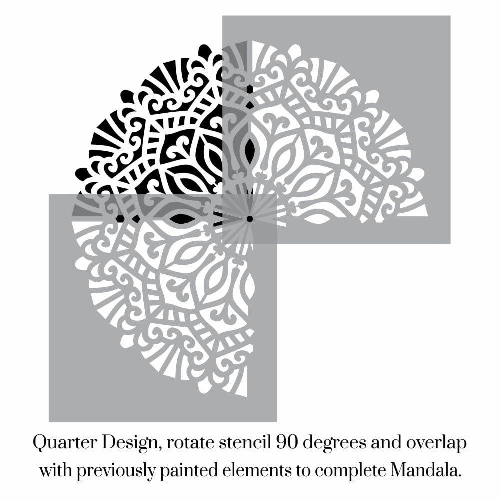 Jeddia Mandala Stencil