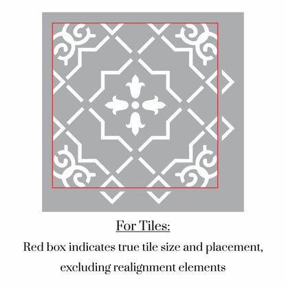 Tivola Elegant Tile Stencil