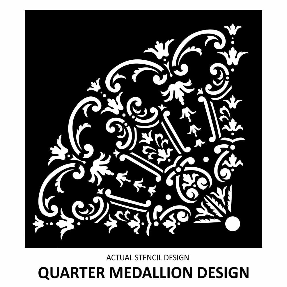 Royal Damask Medallion Stencil