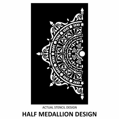 Mozara Damask Medallion Stencil