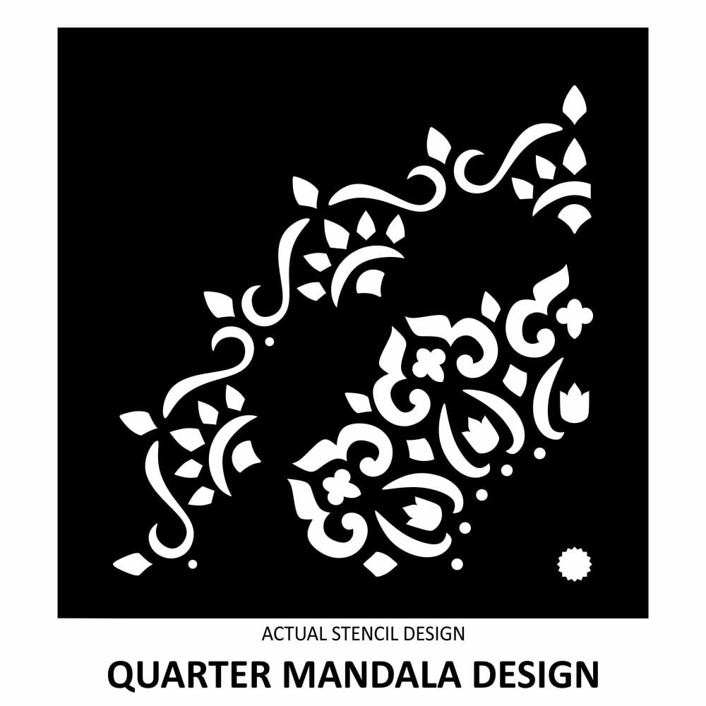 Khandra Mandala Stencil