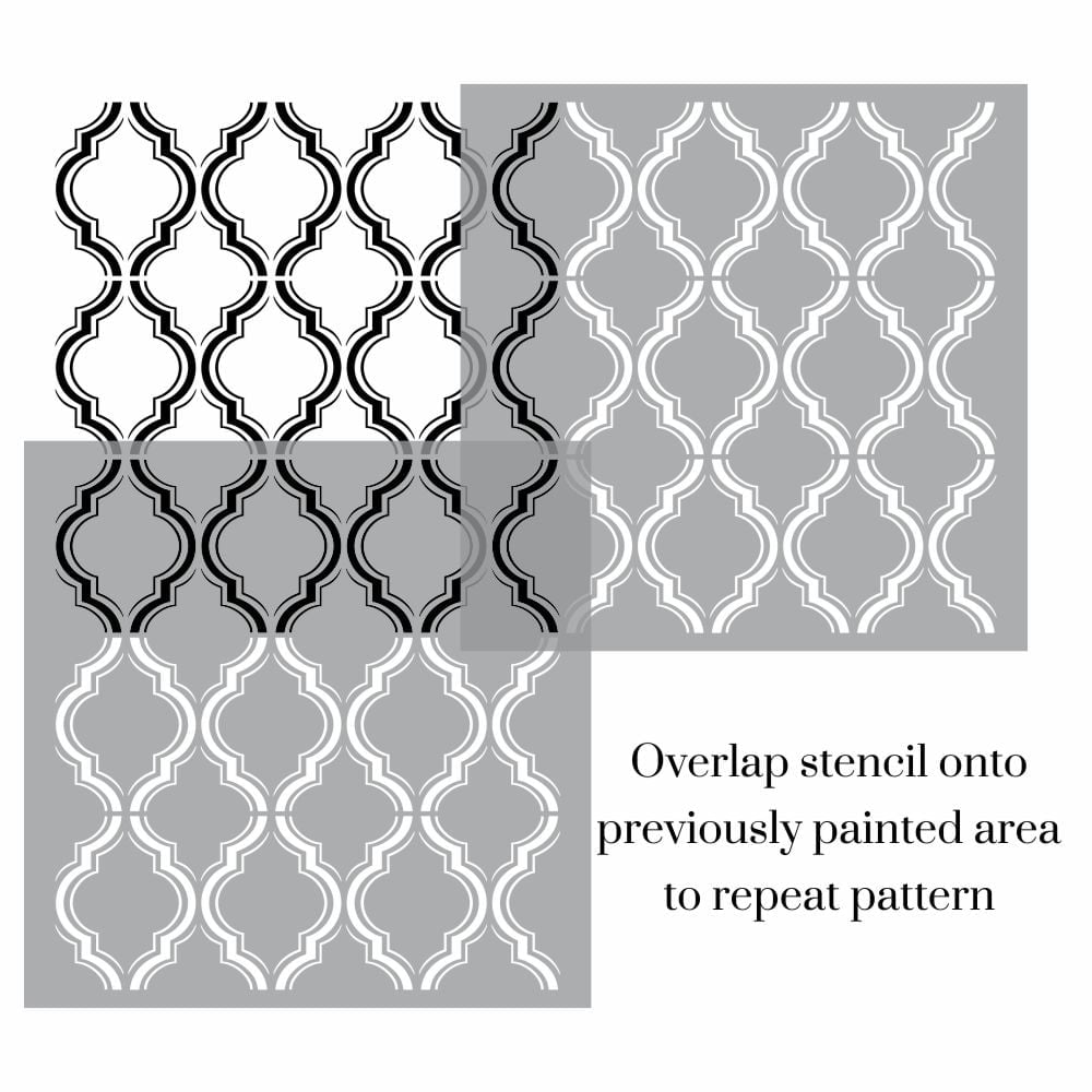 Safi Moroc Trellis Stencil