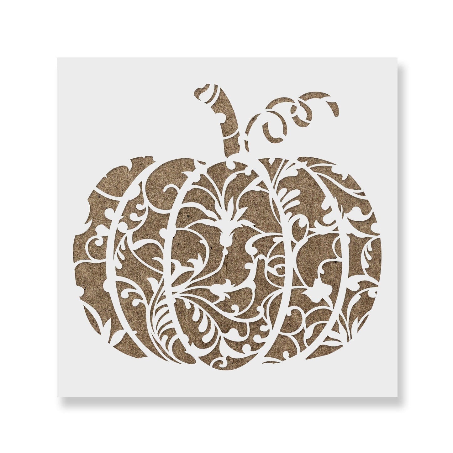 Damask Pumpkin Stencil