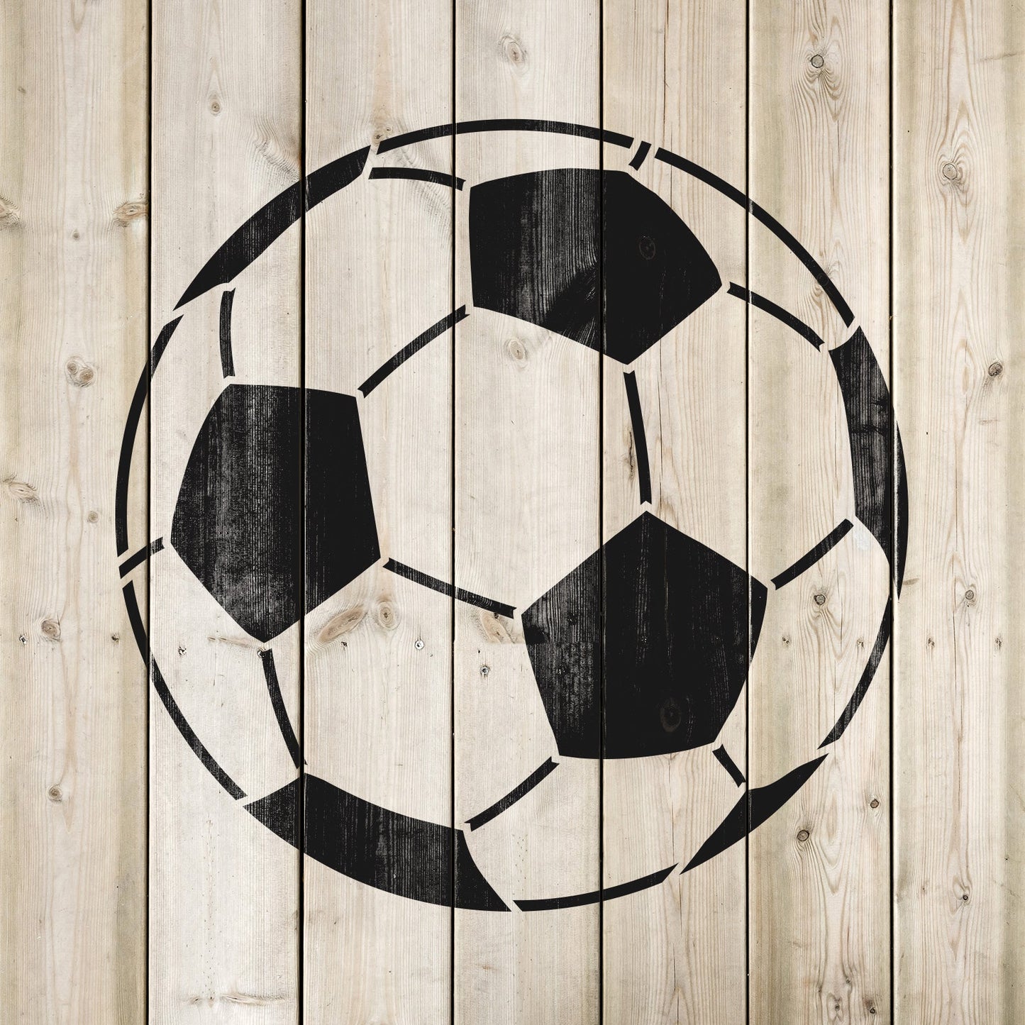 Soccer Ball Stencil