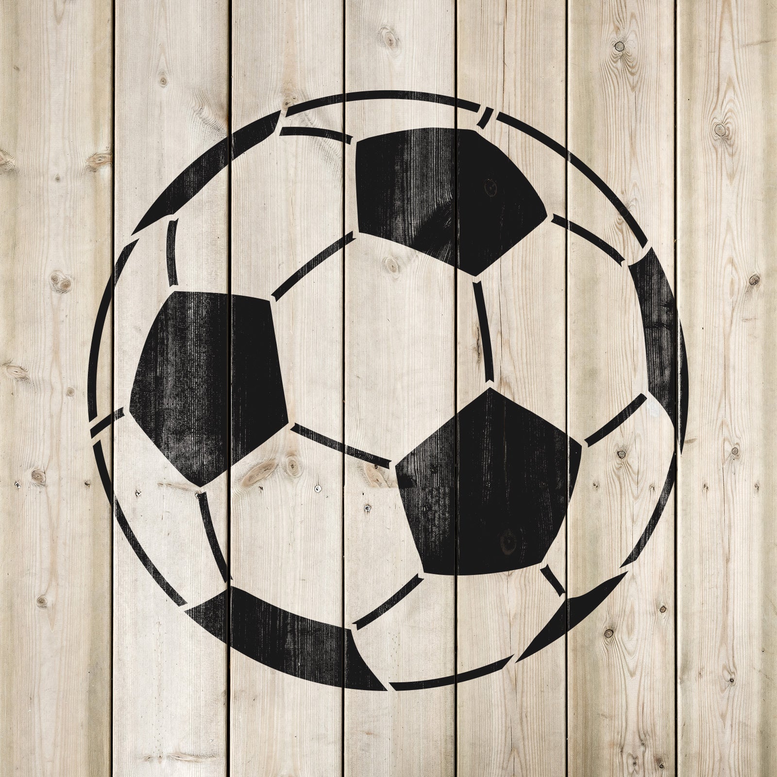 Soccer Ball Stencil