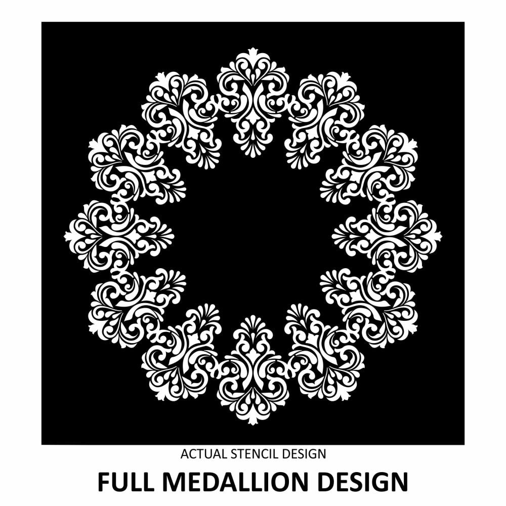 Valentino Damask Medallion Stencil