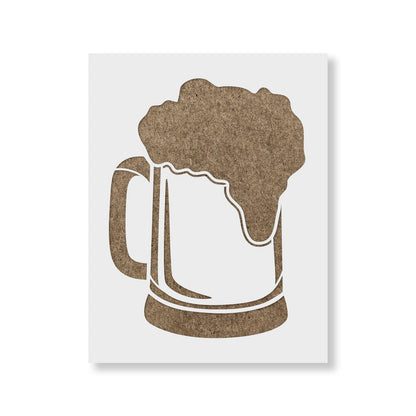 Beer Mug Stencil