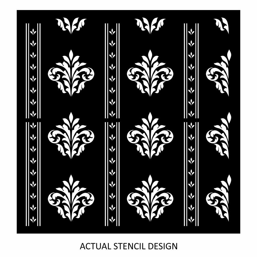 Henry Damask Wall Stencil