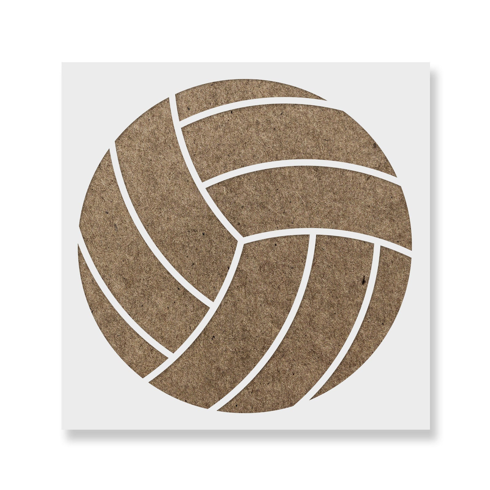 Volleyball Stencil