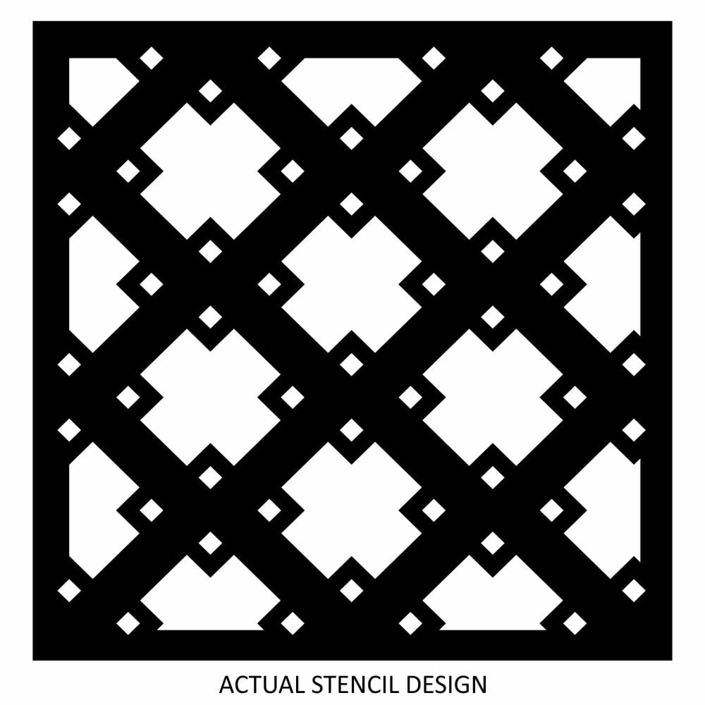 Micos Tribal Diamond Stencil