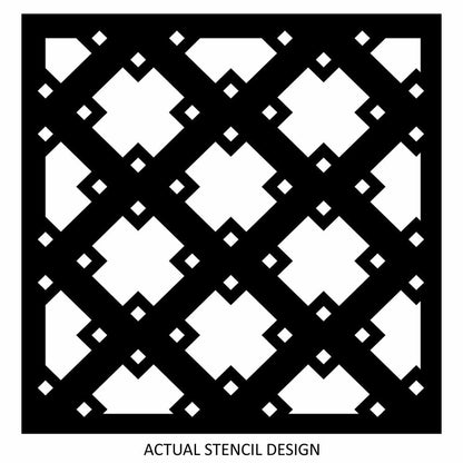 Micos Tribal Diamond Stencil