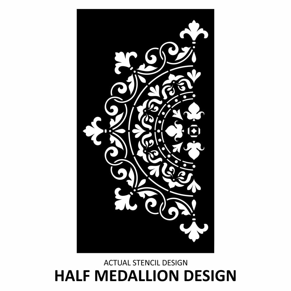 Claude Damask Medalion Stencil