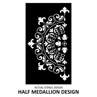 Claude Damask Medalion Stencil