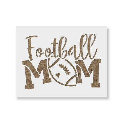 Football Mom Stencil